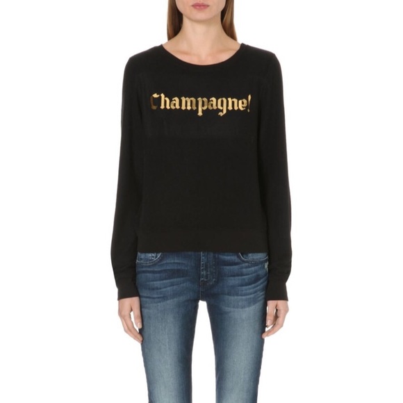 wildfox Champagne Baggy Beach Jumper - Picture 2 of 5